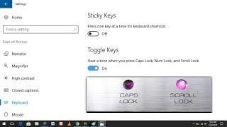 How to Enable or Disable Caps Lock Num Lock or Scroll Lock Sound in Windows 10