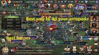 Best way to do your antepede! Best heroes for your march | Doomsday: Last Survivors