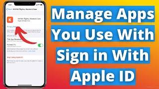 How To View or Remove Apps You Use to Sign in With Apple ID on iPhone & iPad iOS 14