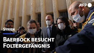 Baerbock besucht berüchtigtes Foltergefängnis bei Damaskus | AFP