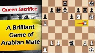 A Brilliant Game of Arabia Mate | Kupreichik vs Radulov 1980