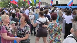 День России в парке Аркадия в Астрахани