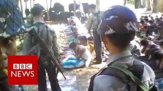 Myanmar police officers detained over Rohingya beatings video - BBC News