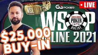 $25,000 HIGH ROLLER!!! GGPoker WSOP 2021 Event #21: High Roller Championship