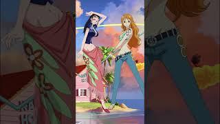 Nami vs Robin || who is stronger || #shorts #onepiece #luffy