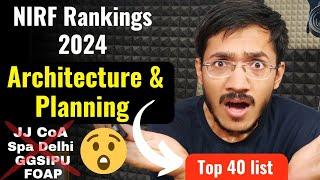 Nirf Rankings 2024 Architecture & Planning | Sachin Prajapat