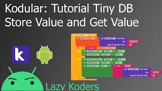 Kodular tutorial - Come usare il  componente Tiny DB