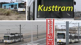 De Lijn KUSTTRAM Oostende Mega Movie! * Die berühmte Küsten- Staßenbahn in Belgien * Coastal Tram 4K