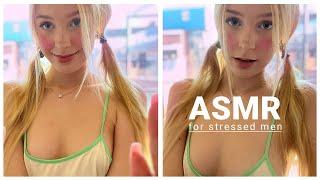 Girl without boundaries touches your face  | ASMR