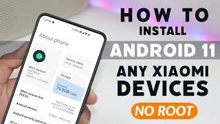 How to install Android 11 In Any Xiaomi Devices Without Custom ROM | ANDROID 11 IN MIUI 12