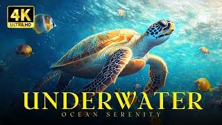 Stunning 4K Underwater Wonders - Relaxing Music | The Best 4K Sea Animals for Relaxation