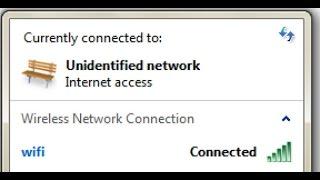 how to fix solve unidentified network problem on windows7,8,10-no internet access[limited access]