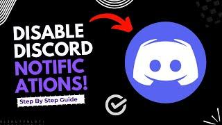 How to disable normal messages notifications in channel discord | Full Guide