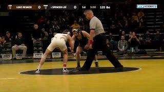 125 Pounds: Luke Resnick (Lehigh) vs. #1 Spencer Lee (Iowa) | Big Ten Wrestling