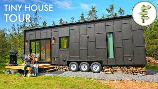 Fine Crafted Off-Grid Tiny House Packed with Clever Custom Features! Full Tour