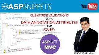 Perform Client Side validations using Data Annotation attributes and jQuery in ASP.Net MVC