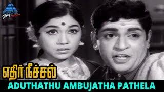 Ethir Neechal Old Movie Song | Aduthathu Ambujatha Video Song | TM Soundararajan | P Susheela