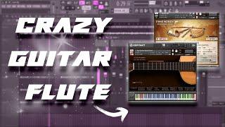 How To Make CRAZY Guitar Flute Melodies From Scratch (Cubeatz, Pvlace 2022) | FL Studio Tutorial