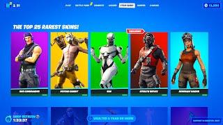 The Top 25 Rarest Skins in Fortnite!