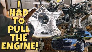 Audi (A6 A4 Q5) 3.2 Upper Timing Chain Tensioners, Cam Girdle Seals, & Engine Removal | MUST SEE!