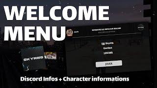 Script FiveM NUI | Skyriiis_Welcome