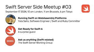 Swift Server Side Meetup #03