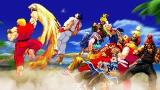 Ken KAZ vs Everyone! Street Fighter Mugen