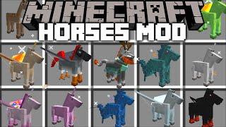 Minecraft UPGRADED HORSE MOD / RIDE UNICORNS AND POWERFUL HORSES !! Minecraft Mods