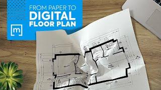 How to Convert a Paper Floor Plan to a Digital Plan (in 2D & 3D)