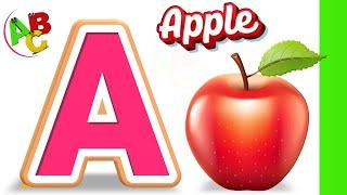 "Ever New A to Z Alphabet Song Premiere | A is for Apple  | Fun Phonics Rhymes for Kids" ABC SONG'S