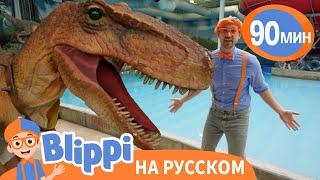 Знакомство Блиппи с динозавром Стенли | Изучай этот мир вместе с Блиппи | Blippi Russian