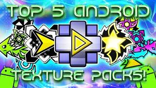 TOP 5 FULL ANDROID TEXTURE PACKS & ICONS FOR GEOMETRY DASH 2.11 [#4] | Irving Soluble