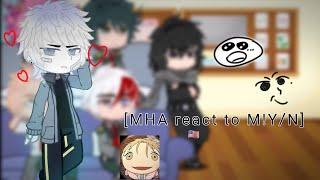 [MHA] React to M!Y/N as... (part 1/1)