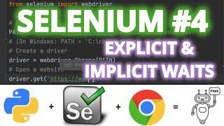 Python Selenium Tutorial #4 - Explicit and Implicit Waits