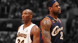 LeBron James vs Kobe Bryant NASTY XMAS Duel 2009.12.25 Cavs at LAL - 61 Pts, 17 Assists Combined!