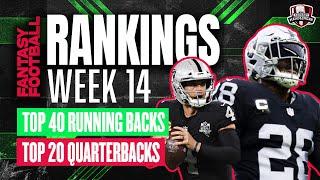 Fantasy Football Rankings - Week 14 Running Back / Quarterback Rankings - Fantasy Football Advice