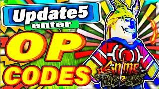 ALL 19 NEW *SECRET OP* CODES in ANIME TAPPERS CODES! UPDATE 5 (Anime Tappers Codes) ROBLOX