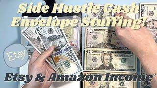 $1k+ Etsy & Amazon Paycheck Cash Envelope Stuffing || My Biggest Income Yet! || July Week 1