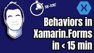 Using and Creating Behaviors for your UI controls in Xamarin Forms