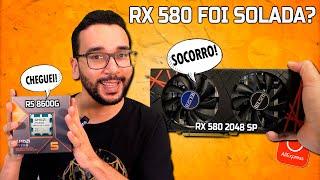 TOMOU SURRA? RX 580 VS Ryzen SEM Placa de Vídeo! R5 8600G VS RX 580 2048SP