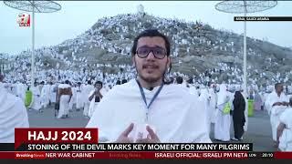 Witness the Powerful Ritual of Stoning the Devil During Hajj