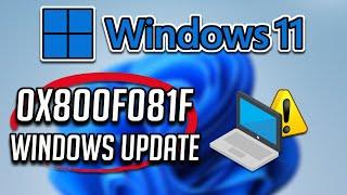 Error de Actualización Windows Update 0x800F081F en Windows 11/10 - Solucion