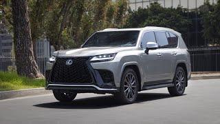 2022 Lexus LX 600 F Sport driving footage | Autoblog