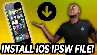 Install iOS from a ipsw file on iPad, iPhone or iTouch