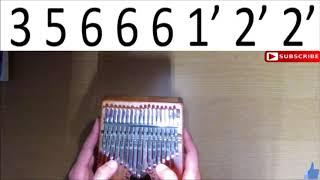 Pirates of The Caribbean- Kalimba 17 Keys-Easy Practice with Tab