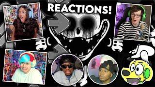 Youtuber's React To Friday Night Funkin' VS Mickey Mouse Phase 3! | Really Happy