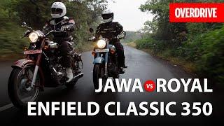 Jawa vs Royal Enfield Classic 350 | Comparison Test | OVERDRIVE