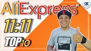 (GANGAZOS!)  10 MEJORES PRODUCTOS de ALIEXPRESS!!!! 11:11 2024