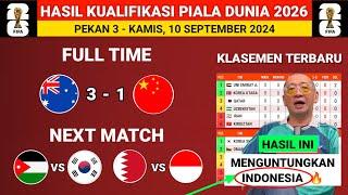 Hasil Kualifikasi Piala Dunia 2026: Australia vs China - Klasemen Kualifikasi Piala Dunia Terbaru