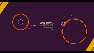 After Effects Quick Tip  - POP CIRCLES TUTORIAL